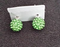 Boucles d'oreilles shamballa